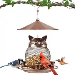Walmart IWNTWY Bird Feeder for Outdoor Hanging, Squirrel Proof Metal Wild Bird Feeder Decoration offer