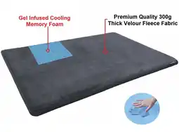 Walmart Dogbed4less Large Waterproof Memory Foam Pet Bed with Anti-Slip Bottom, Gray offer