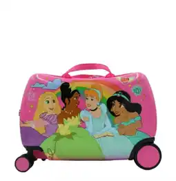 Walmart Disney Princess Girls Ride On Luggage Pink offer