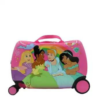 Walmart Disney Princess Girls Ride On Luggage Pink offer