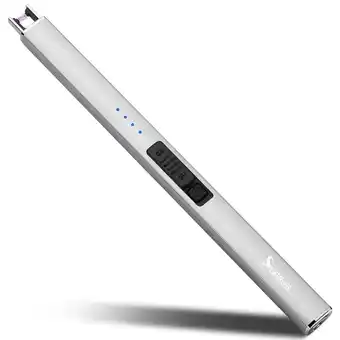 Walmart SUPRUS Windproof Electric, Rechargeable Flameless Candle Lighter, Silver offer