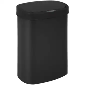 Walmart BestOffice 13 Gallon Plastic Touchless Kitchen Trash Can with Motion Sensor for Indoor Use(Black) offer