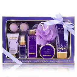 Walmart Body & Earth Spa Gifts for Women - Lavender 8 Pcs Bath Sets Relaxing Birthday Gifts offer