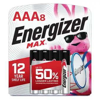 Walmart Energizer MAX AAA Batteries (8 Pack), Triple A Alkaline Batteries offer