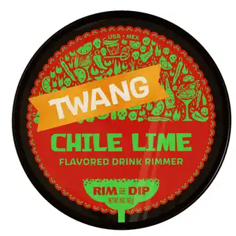 Walmart Twang Chile Lime Flavored Drink Rimming Kosher Salt, 1- 4 oz Tray offer