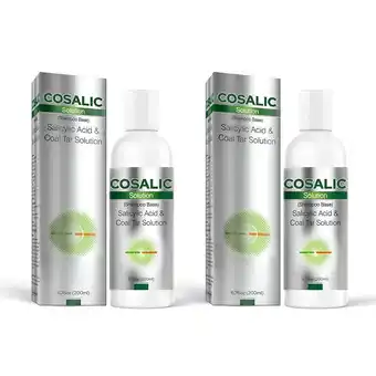 Walmart Cosalic Coal Tar & Salicylic Acid Solution | for Itch Relief Dandruff Free Shampoo-6.8 oz(Pack of 2) offer
