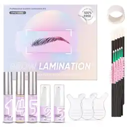 Walmart Brow Lamination Kit, DIY Eyebrow Lamination Kit Professional Eye Brow Perm offer