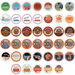 Walmart Perfect Samplers Flavored Coffee Pods Variety Pack, 40 Count for Keurig K Cup Brewers offer