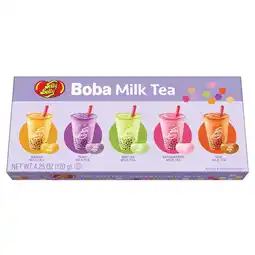 Walmart Jelly Belly Boba Milk Tea Jelly Bean Gift Box - 4.25 Ounces of Iconic Tapioca Tea Candy Flavor offer