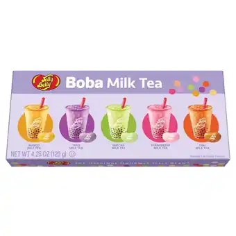 Walmart Jelly Belly Boba Milk Tea Jelly Bean Gift Box - 4.25 Ounces of Iconic Tapioca Tea Candy Flavor offer