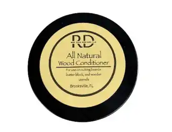 Walmart All Natural Wood Conditioning Wax 8 oz. Cutting Boards, Butcher Block, Wood Utensils offer