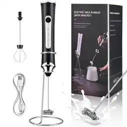 Walmart BUSATIA Rechargeable Handheld Milk Frother offer