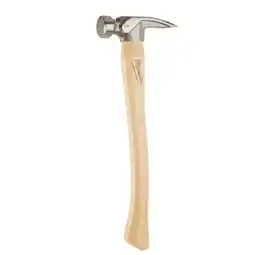 Walmart Milwaukee Tool 19oz Milled Face Hickory Handle Framing Hammer offer