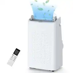 Walmart WildBreak 15,000 BTU Portable Air Conditioner, with Dehumidifier and Fan, for 850 Sq. Ft, White offer