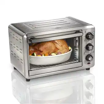 Walmart Hamilton Beach Sure-Crisp Air Fryer Toaster Oven, 6 Slice Capacity, Stainless Steel offer