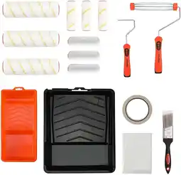 Walmart ValueMax Paint Roller Kit, 16 Piece, Steel, Polyethylene offer