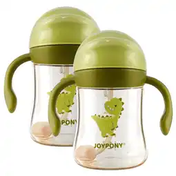 Walmart PPSU Spill-Proof Toddler Sippy Cup, BPA-Free with Weighted Straw and 4-Layer Protection,9oz, 2 Pcs offer