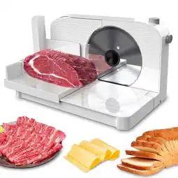 Walmart PANCERKA Meat Slicer Machine for Home, Adjustable Thickness, 0-15mm Cutting Capability offer