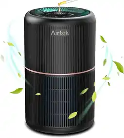 Walmart Airtok AP0601 Air Purifier for Home, 534 Sq ft, HEPA Filter, Black offer