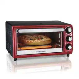 Walmart Hamilton Beach 4 Slice Toaster Oven, with 5 Versatile Cooking Modes offer