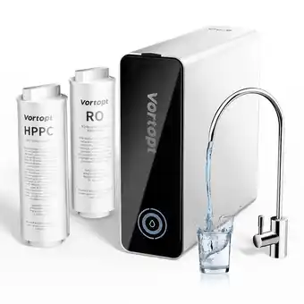 Walmart Vortopt R1 7-Stage Alkaline Mineralization Undersink Reverse Osmosis Water Filtration System offer