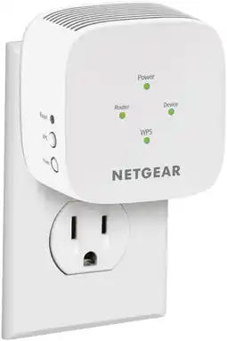 Walmart NETGEAR - AC750 WiFi Range Extender and Signal Booster, Wall-plug, 750Mbps (EX3110) offer