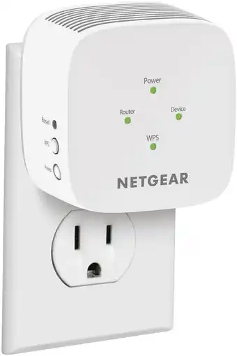 Walmart NETGEAR - AC750 WiFi Range Extender and Signal Booster, Wall-plug, 750Mbps (EX3110) offer