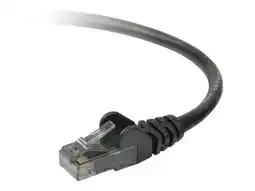 Walmart Belkin A3L980-08-BLK-S 8 ft. Cat 6 Black UTP Patch Cable offer