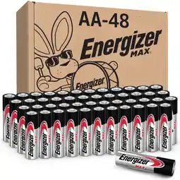 Walmart Energizer MAX AA Batteries (48 Pack), Double A Alkaline Batteries offer
