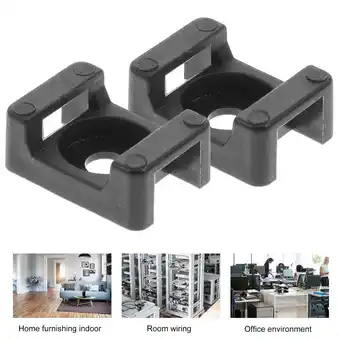 Walmart GOOHOCHY 500 Pcs Cable Fixing Clip Wire Mounts Tie Holder Base Portable offer