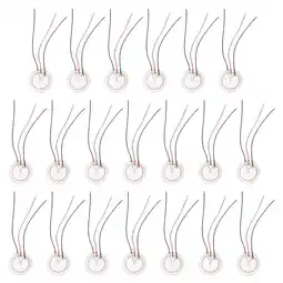 Walmart 20pcs Piezo Disc Buzzer for Electrical Products 35mm Silver Steel Material offer
