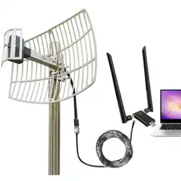 Walmart Outdoor Directional Wifi Antennas Tv Antenna with Remote Wifi Signal Reception Range offer