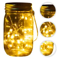 Walmart GOOHOCHY LED Solar Bottle Light Solar Lights for Outdoor 13.5X7.7X7.7cm offer