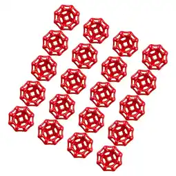 Walmart HOMEMAXS 20 Pcs Replacement Valve Wheel Handle Valve Handle 5.00X5.00X1.00CM Red offer