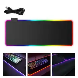 Walmart GOOHOCHY LED Glowing Mouse Mat Luminous Pad Exquisite Craftsmanship Fashionable offer