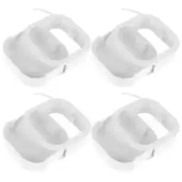 Walmart unbranded 4 Pcs Storage Box Container Case Hair Accessories Organiser Travel White offer