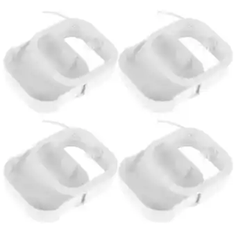 Walmart unbranded 4 Pcs Storage Box Container Case Hair Accessories Organiser Travel White offer