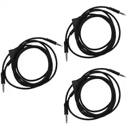 Walmart Gaming Headset Conversion Cable 3 Pcs Game Plug Line Accessory Compatible Headphone offer
