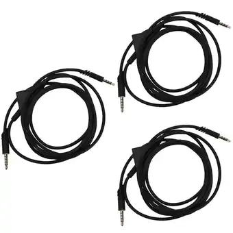Walmart Gaming Headset Conversion Cable 3 Pcs Game Plug Line Accessory Compatible Headphone offer