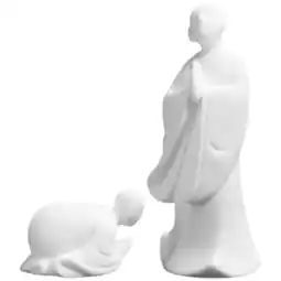 Walmart FRCOLOR 2 Pcs Tabletop Decor Zen Ornaments Amazing Chinese Style Baby offer