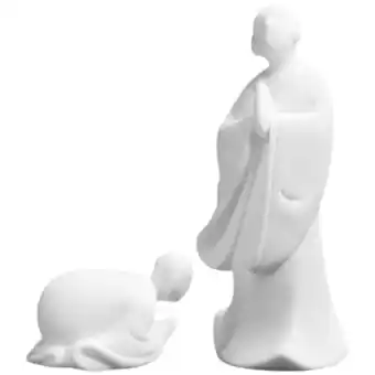 Walmart FRCOLOR 2 Pcs Tabletop Decor Zen Ornaments Amazing Chinese Style Baby offer