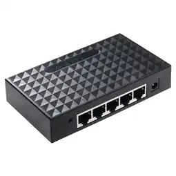 Walmart Raindrops Ethernet Network Splitter with 5 Ports for Computer Black Plastic and Metal 10/100 Mbps offer