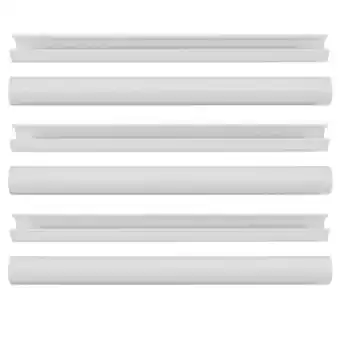 Walmart Water Pipe Heat Sink Heatsinks Radiator Cover Decorative for Heater White Pvc 6 Pcs offer