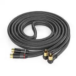 Walmart CIYISON 2RCA Cable Extension Extender 2RCA Male to Female Sound Cable 2RCA Speakers offer