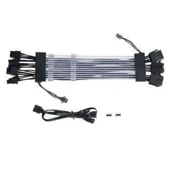 Walmart CIYISON ARGB Power Supply Extension Cable RGB 24Pin GPU 3x8Pin Motherboard Extension offer