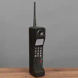 Walmart FRCOLOR Big Brother Mobile Phone Model Vintage Decor Classic Home Retro Decoration Office Black offer