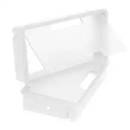 Walmart Desktop Cable Hole Plug Grommets Organizer Wire Box Electric Cover Plastic White 2 Pcs offer