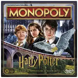 Walmart Monopoly Harry Potter Edition Board Game, Family Games for 2 to 6 Players, Ages 8+ offer