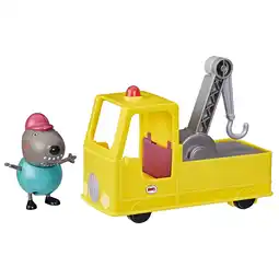 Walmart Peppa Pig Toys Granddad Dog's Tow Truck Set with Figure, Preschool Toys for Ages 3+ offer