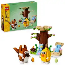 Walmart LEGO Spring Animal Playground Building Set - Pretend Play Kit with Squirrel & Bird Toys, 40709 offer